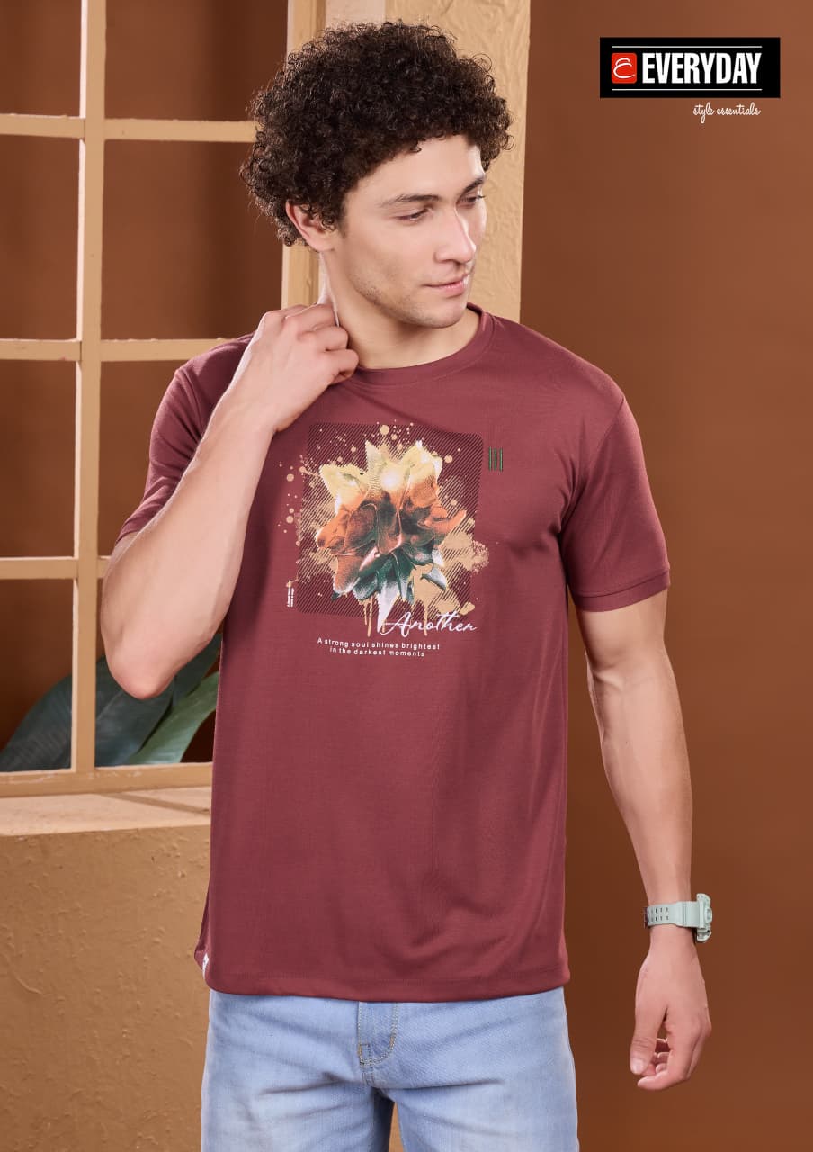 Vol 1328 Everyday Tencil Lycra Mens Tshirts Manufacturer Gujarat