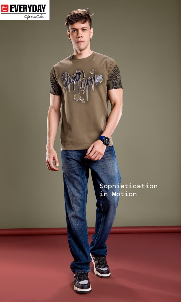 Vol 1330 Everyday Canvas Interlock Mens Tshirts Supplier India