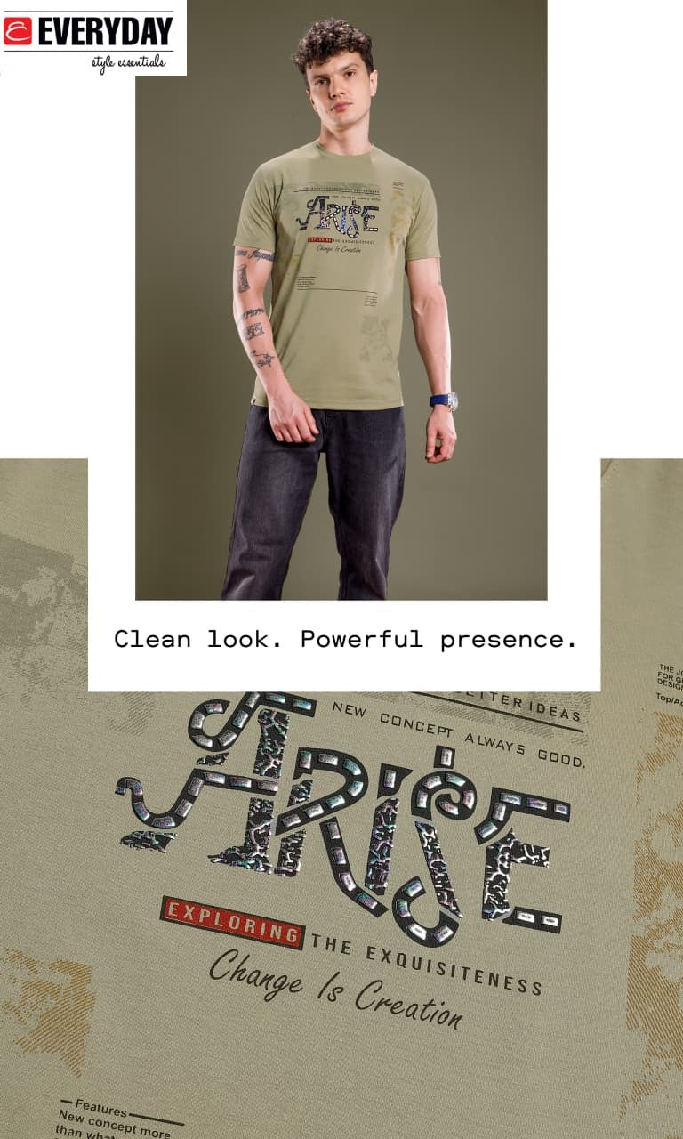 Vol 1330 Everyday Canvas Interlock Mens Tshirts Supplier India