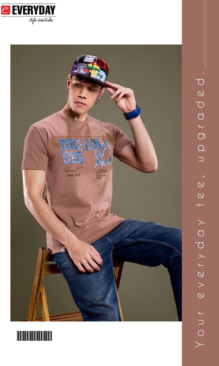 Vol 1330 Everyday Canvas Interlock Mens Tshirts Supplier India