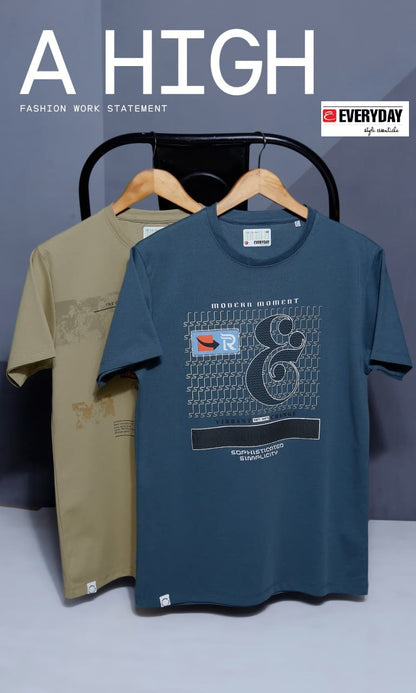 Vol 1330 Everyday Canvas Interlock Mens Tshirts Supplier India