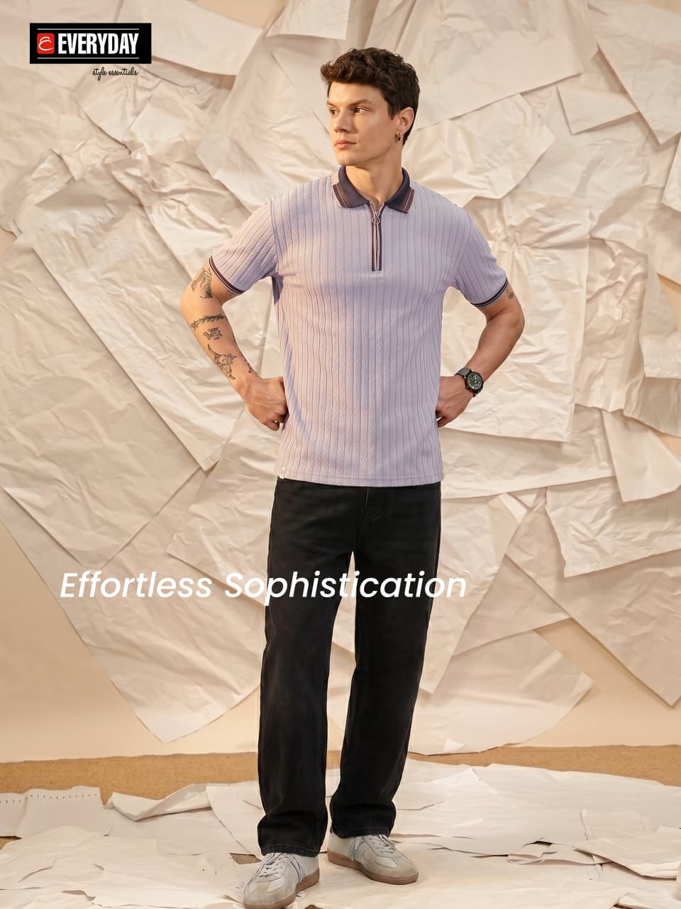 Vol 1332 Everyday Jacquard Knit Mens Tshirts Exporter Ahmedabad