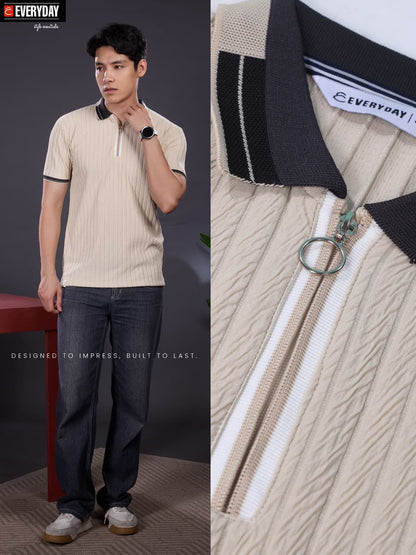 Vol 1332 Everyday Jacquard Knit Mens Tshirts Exporter Ahmedabad