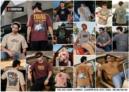Vol 1336 Everyday Looper Mens Tshirts Exporter India