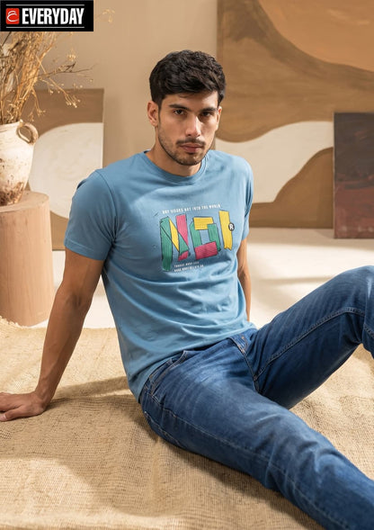 Vol 1338 Everyday Tencil Lycra Mens Tshirts Manufacturer