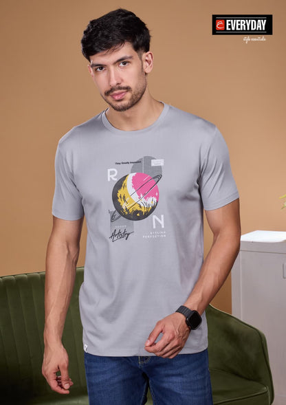 Vol 1338 Everyday Tencil Lycra Mens Tshirts Manufacturer