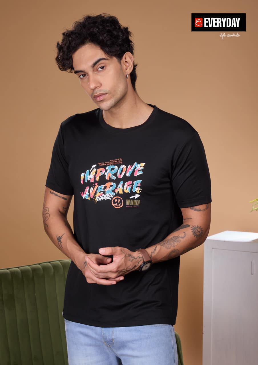 Vol 1338 Everyday Tencil Lycra Mens Tshirts Manufacturer