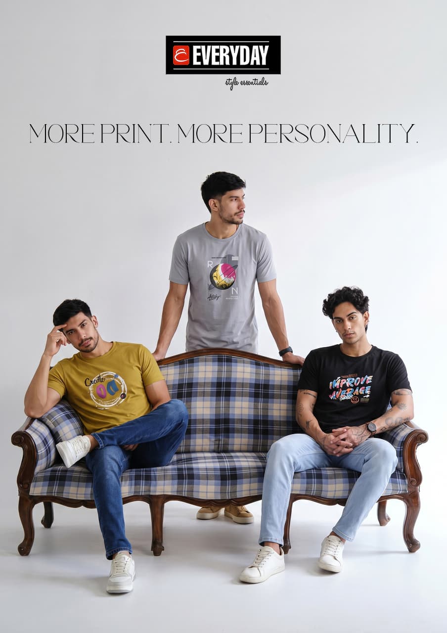 Vol 1338 Everyday Tencil Lycra Mens Tshirts Manufacturer