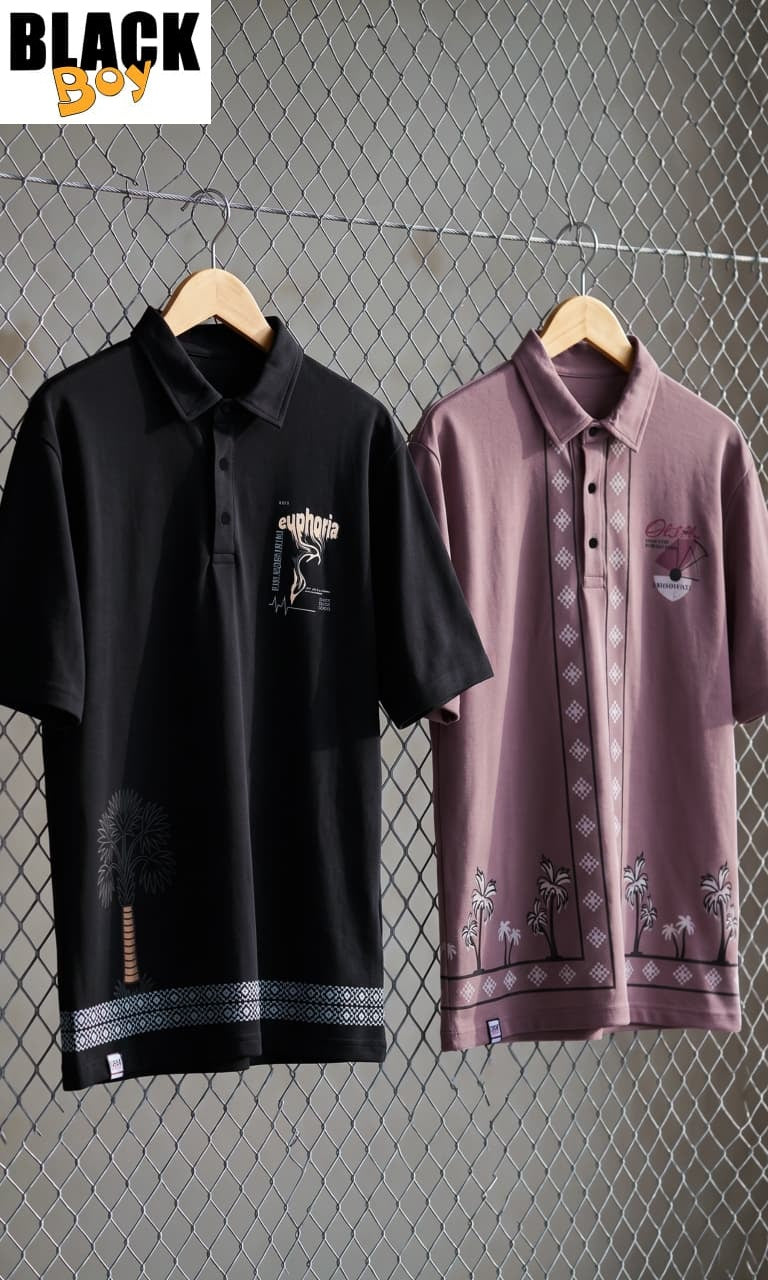 Vol 1348 Black Canvas Interlock Boys Tshirt Supplier India