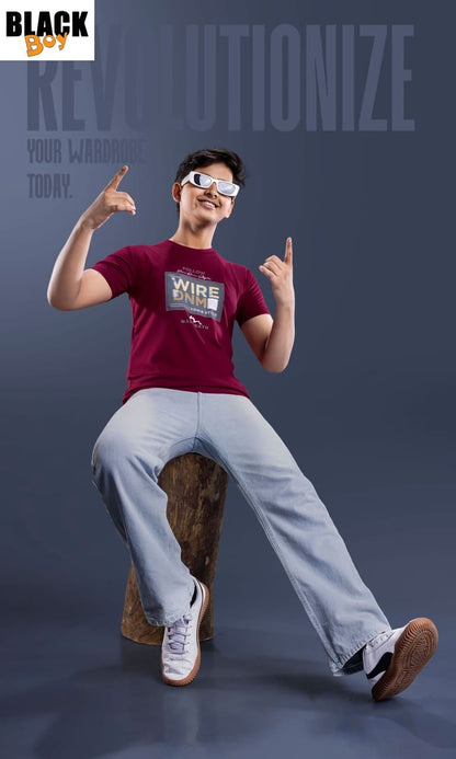 Vol 1349 Tencil Black Imported Boys Tshirt Manufacturer Gujarat