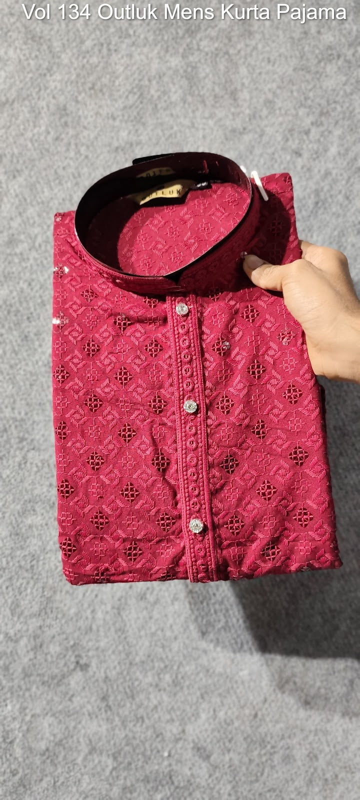 Vol 134 Outluk Rayon Sifly Mens Kurta Pajama Wholesale