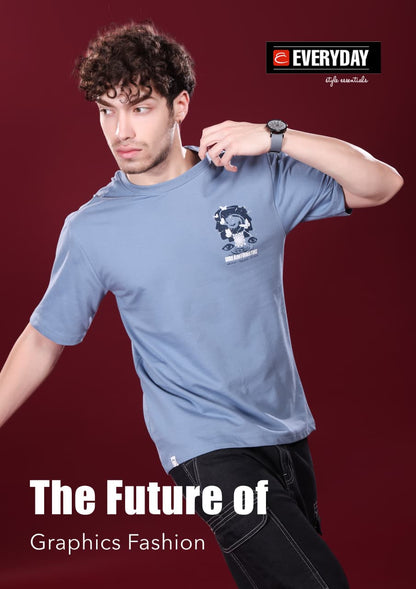 Vol 1354 Oversized Everyday Cotton Looper Mens Tshirts Supplier India
