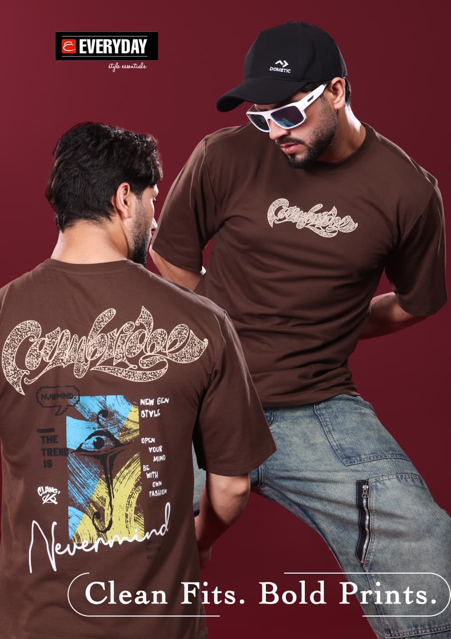Vol 1354 Oversized Everyday Cotton Looper Mens Tshirts Supplier India