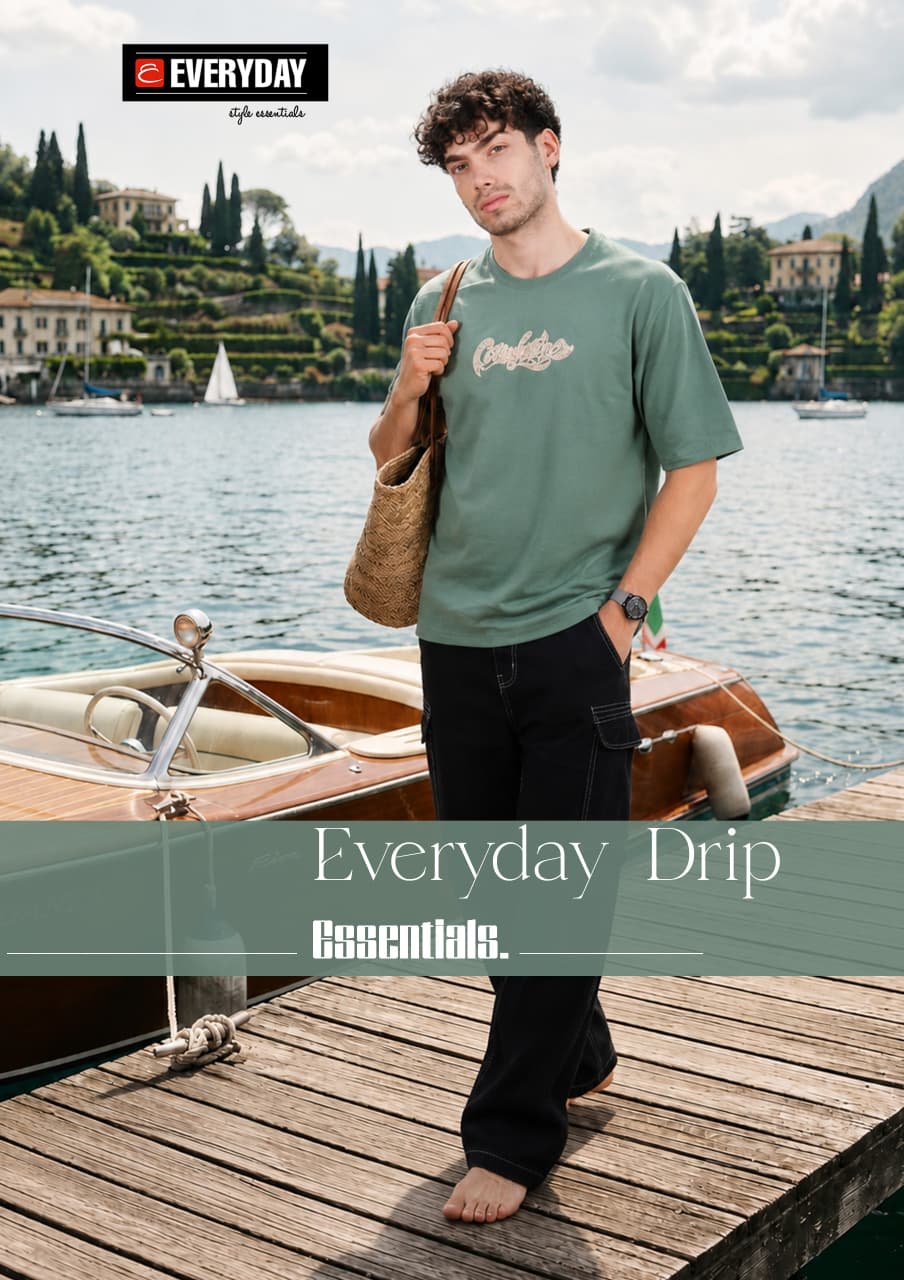 Vol 1354 Oversized Everyday Cotton Looper Mens Tshirts Supplier India