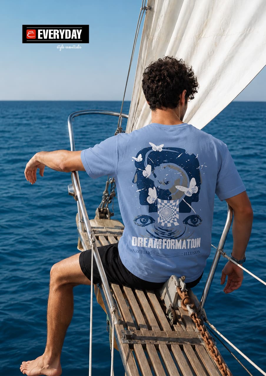 Vol 1354 Oversized Everyday Cotton Looper Mens Tshirts Supplier India