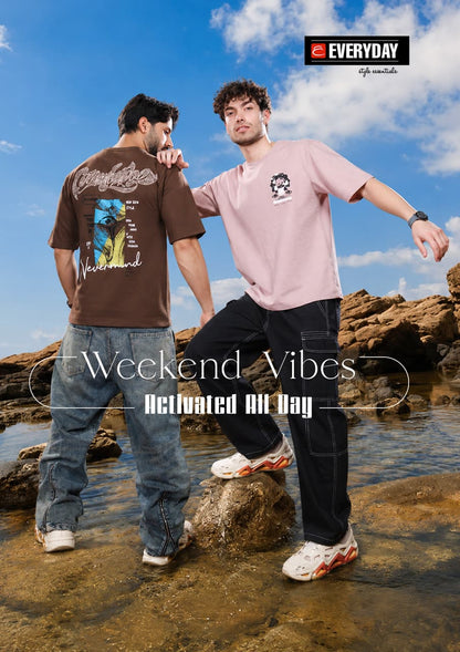 Vol 1354 Oversized Everyday Cotton Looper Mens Tshirts Supplier India