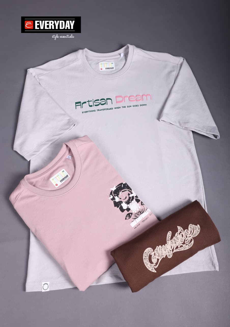 Vol 1354 Oversized Everyday Cotton Looper Mens Tshirts Supplier India