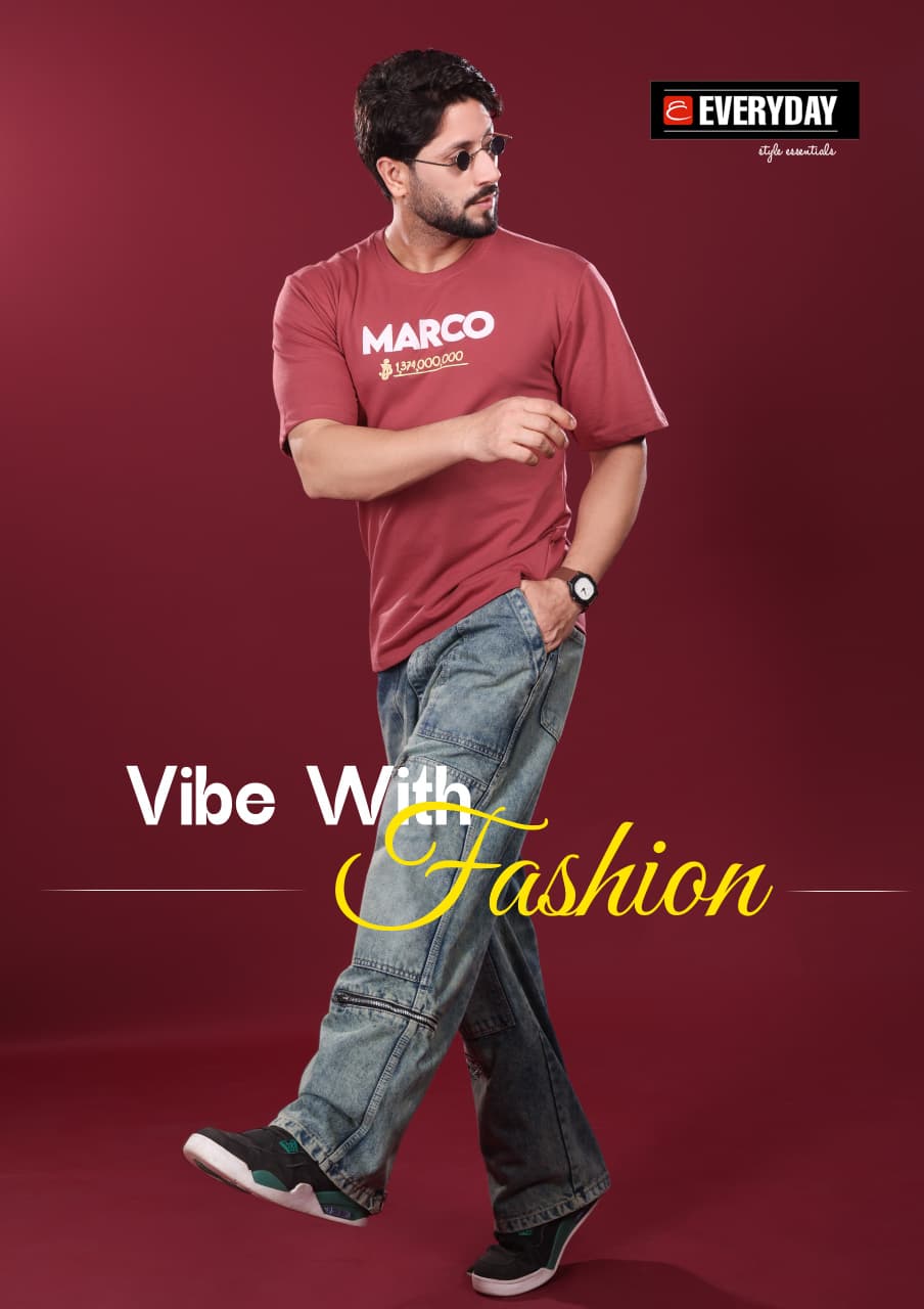 Vol 1354 Oversized Everyday Cotton Looper Mens Tshirts Supplier India