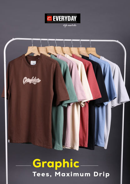 Vol 1354 Oversized Everyday Cotton Looper Mens Tshirts Supplier India
