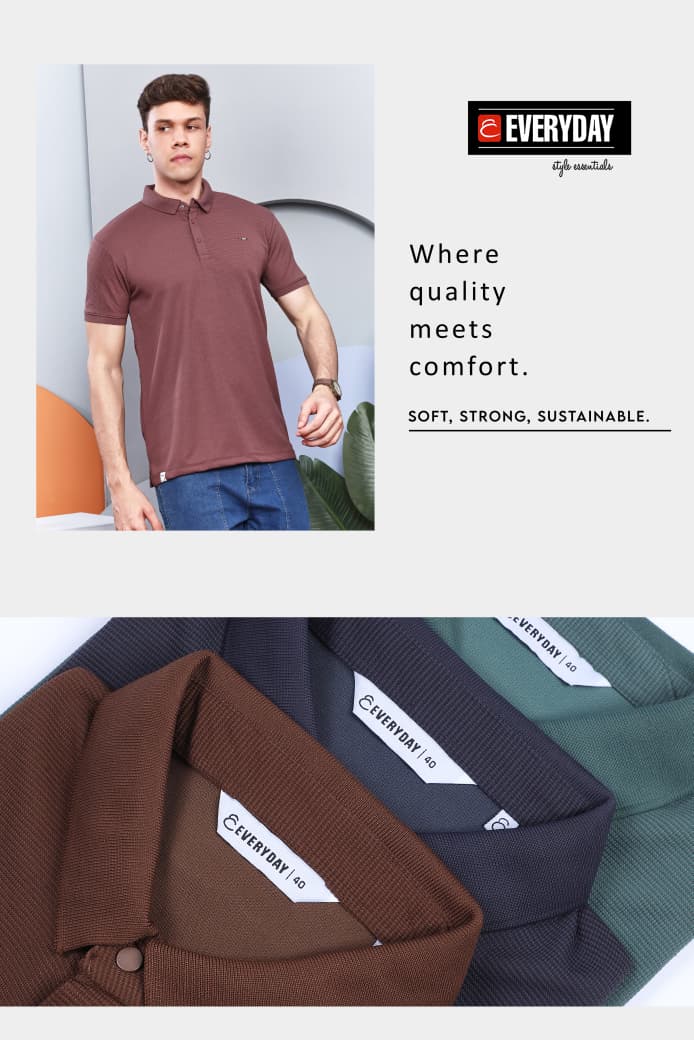 Vol 1355 Everyday Knit Mens Tshirts Wholesale Rate
