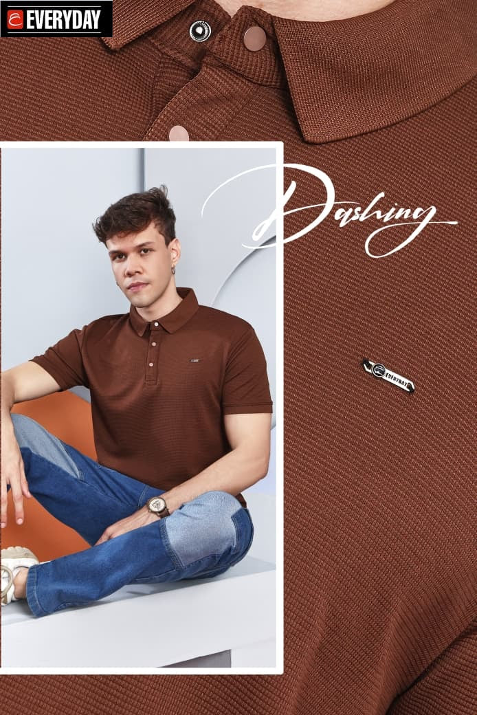 Vol 1355 Everyday Knit Mens Tshirts Wholesale Rate