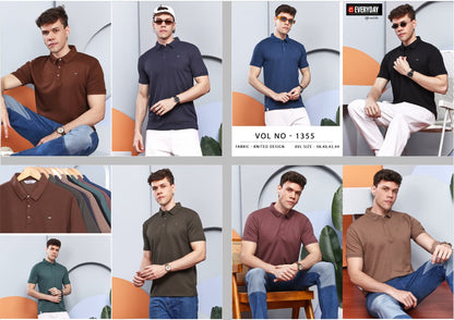 Vol 1355 Everyday Knit Mens Tshirts Wholesale Rate