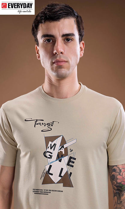 Vol 1363 Everyday Tencil Lycra Mens Tshirts Exporter India