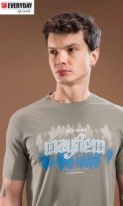 Vol 1363 Everyday Tencil Lycra Mens Tshirts Exporter India