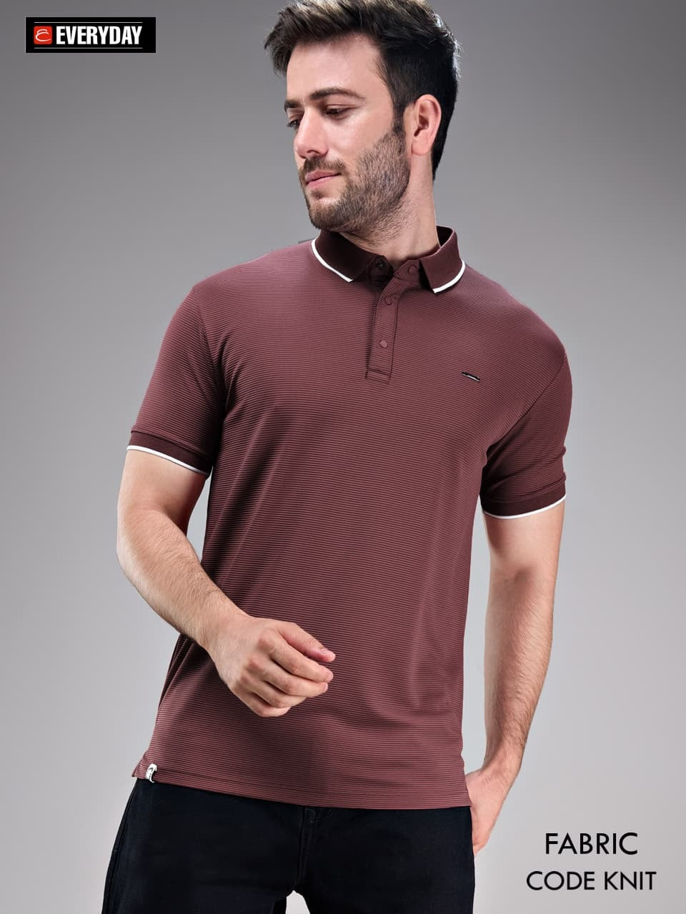 Vol 1368 Everyday Cord Knit Mens Tshirts Wholesaler India