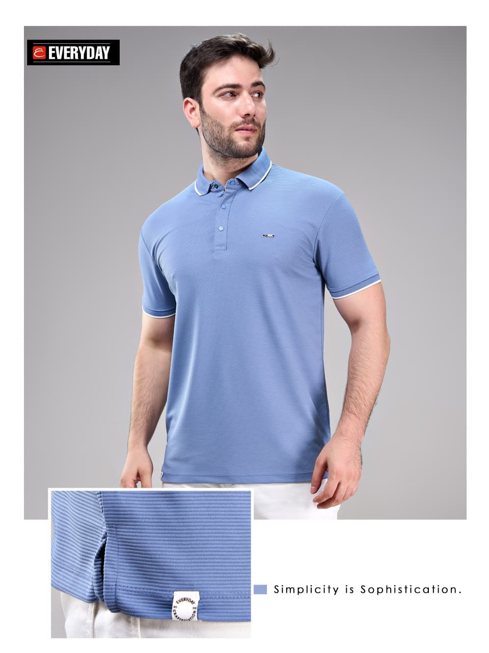 Vol 1368 Everyday Cord Knit Mens Tshirts Wholesaler India