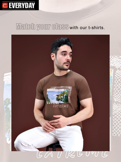 Vol 1370 Everyday Fake Cotton Mens Tshirts Exporter Ahmedabad