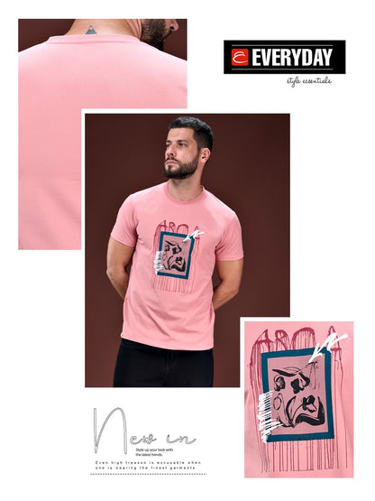 Vol 1370 Everyday Fake Cotton Mens Tshirts Exporter Ahmedabad