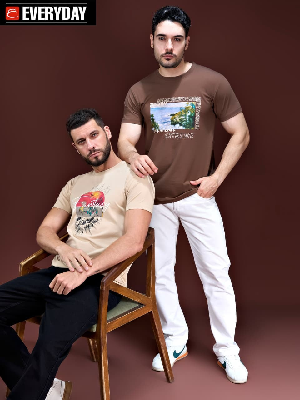 Vol 1370 Everyday Fake Cotton Mens Tshirts Exporter Ahmedabad