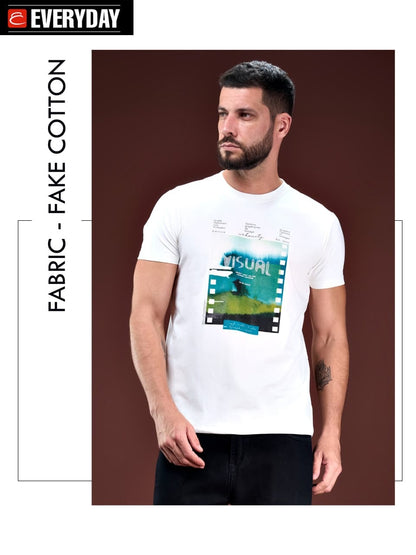 Vol 1370 Everyday Fake Cotton Mens Tshirts Exporter Ahmedabad