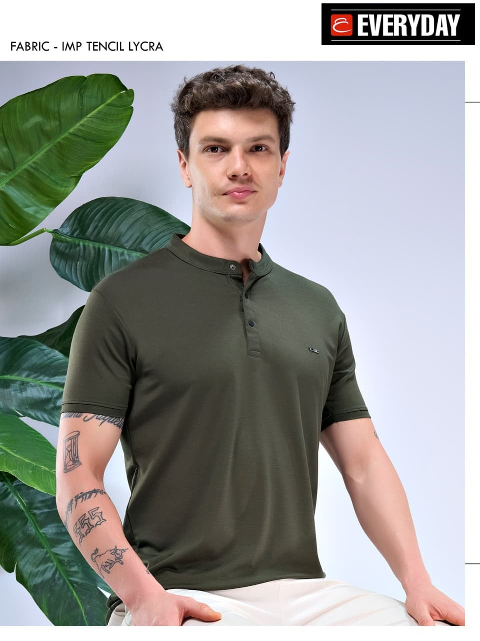 Vol 1371 Everyday Tencil Lycra Mens Tshirts Exporter Gujarat