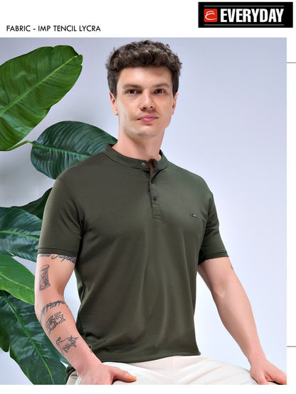 Vol 1371 Everyday Tencil Lycra Mens Tshirts Exporter Gujarat