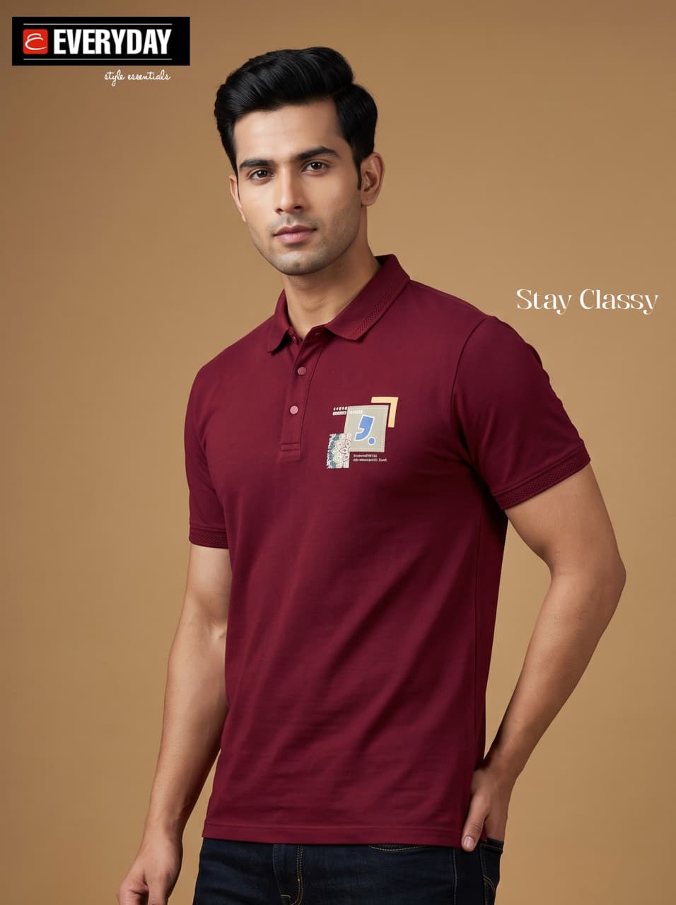Vol 1380 Everyday Tencil Lycra Mens Tshirts Wholesale Price