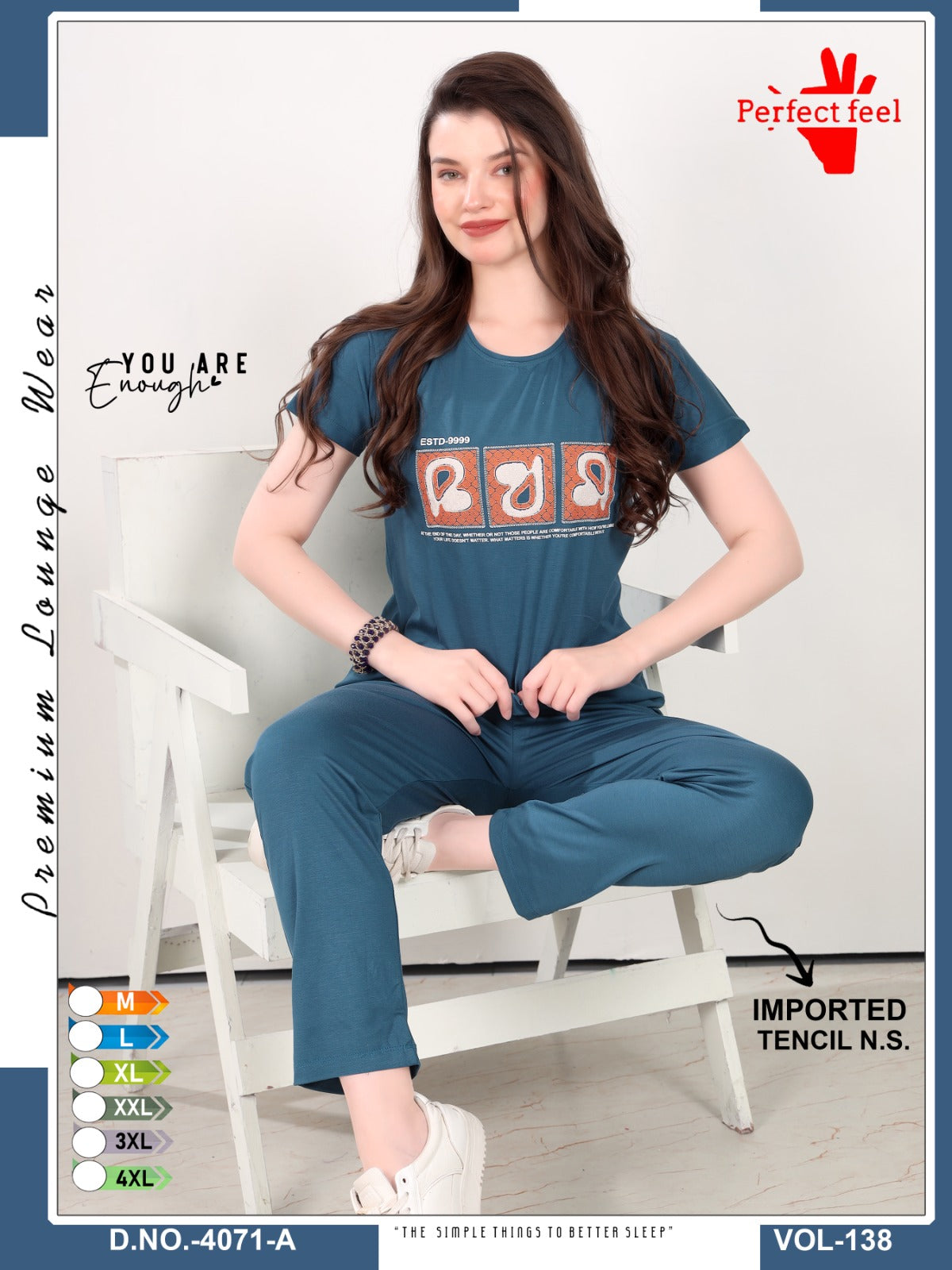 Vol 138 Perfect Feel Imported Pyjama Night Suits Wholesaler India