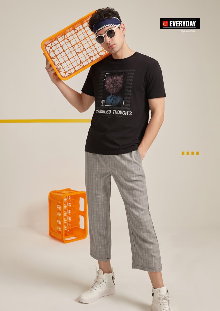 Vol 1399 Print Everyday Tencil Lycra Mens Tshirts Exporter India