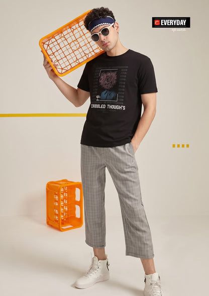 Vol 1399 Print Everyday Tencil Lycra Mens Tshirts Exporter India
