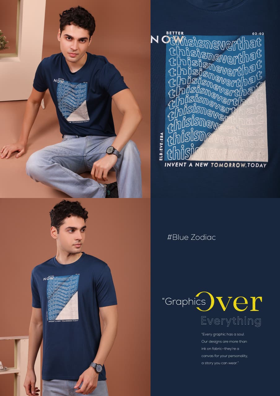Vol 1399 Print Everyday Tencil Lycra Mens Tshirts Exporter India