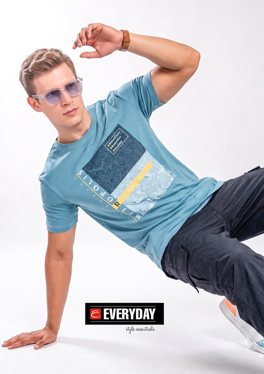 Vol 1399 Print Everyday Tencil Lycra Mens Tshirts Exporter India