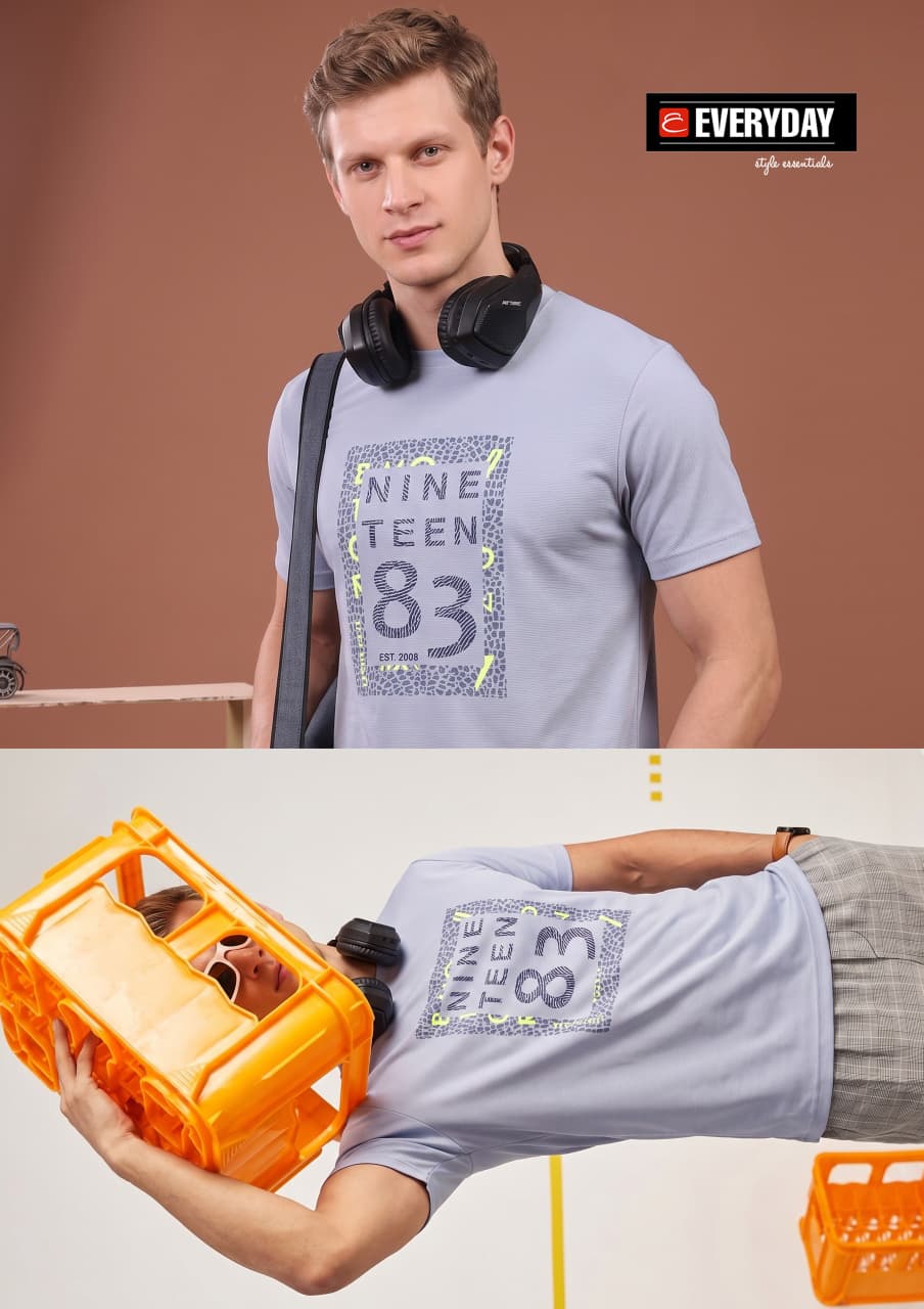 Vol 1399 Print Everyday Tencil Lycra Mens Tshirts Exporter India