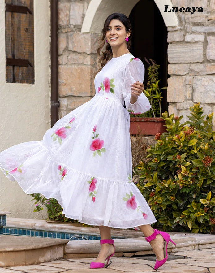 Vol 13 Lucaya Kotha Midi Dress Wholesale Rate