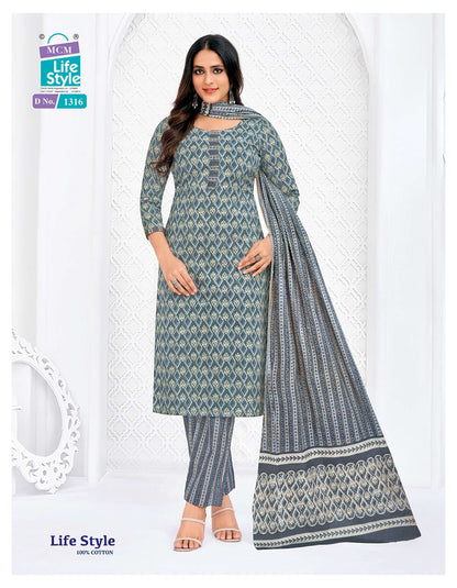 Vol 13 Mcm Lifestyle Cotton Dress Material Wholesale Price