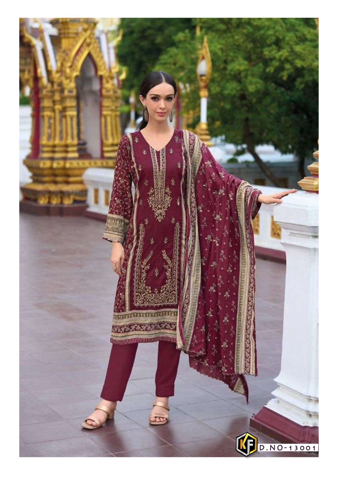 Vol 13 Nx Hit Heavy Cotton Luxury Collection Keval Fab Karachi Salwar Suits Wholesaler India