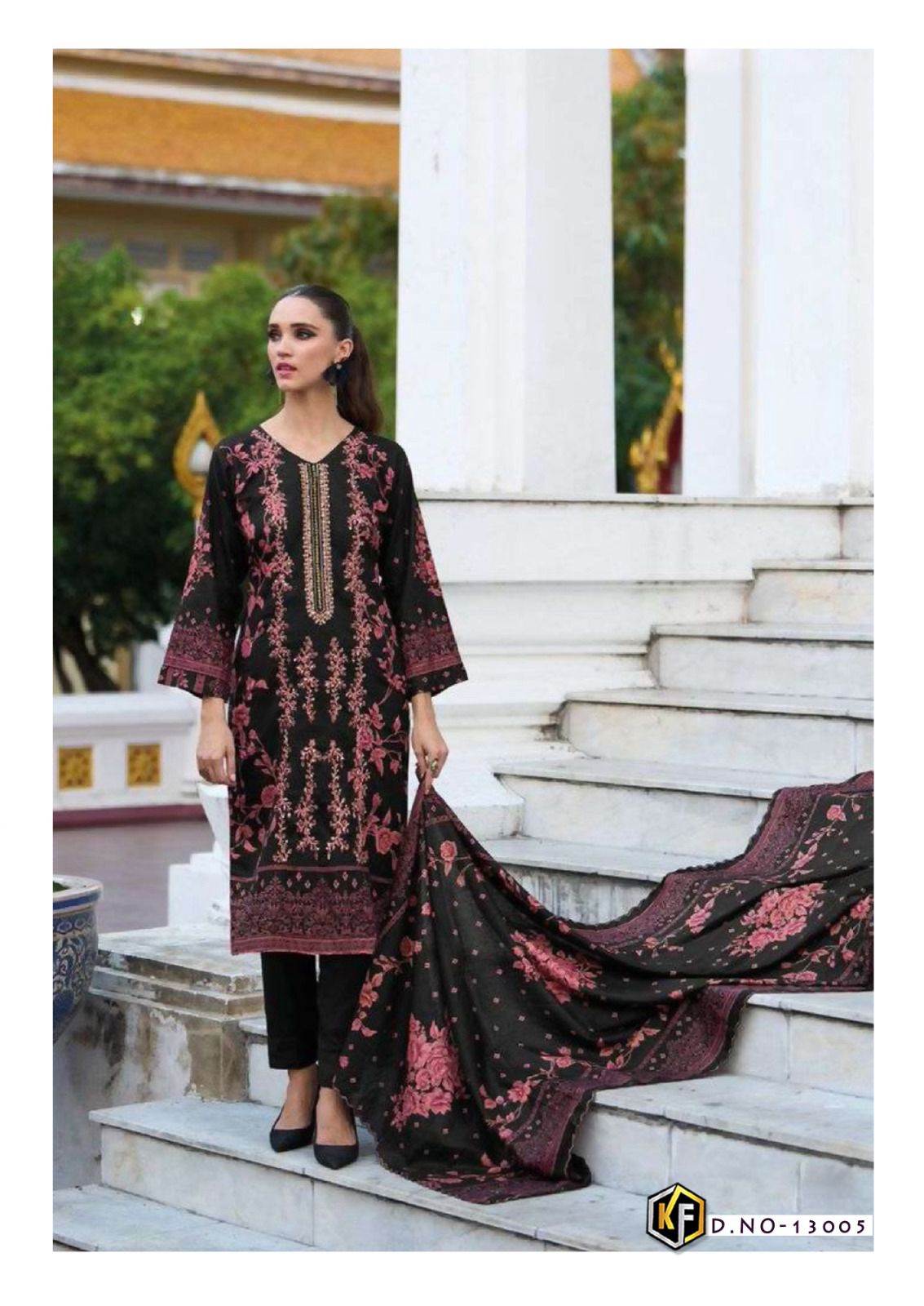 Vol 13 Nx Hit Heavy Cotton Luxury Collection Keval Fab Karachi Salwar Suits Wholesaler India