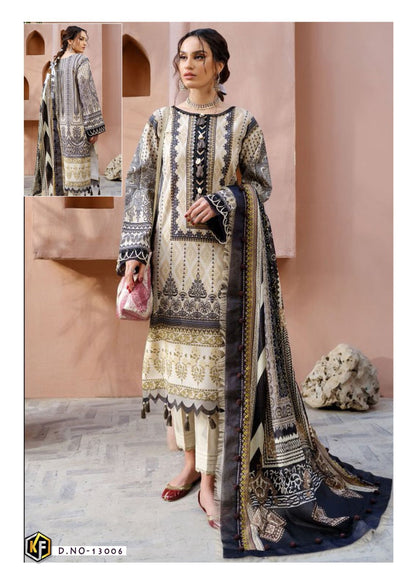 Vol 13 Nx Hit Heavy Cotton Luxury Collection Keval Fab Karachi Salwar Suits Wholesaler India