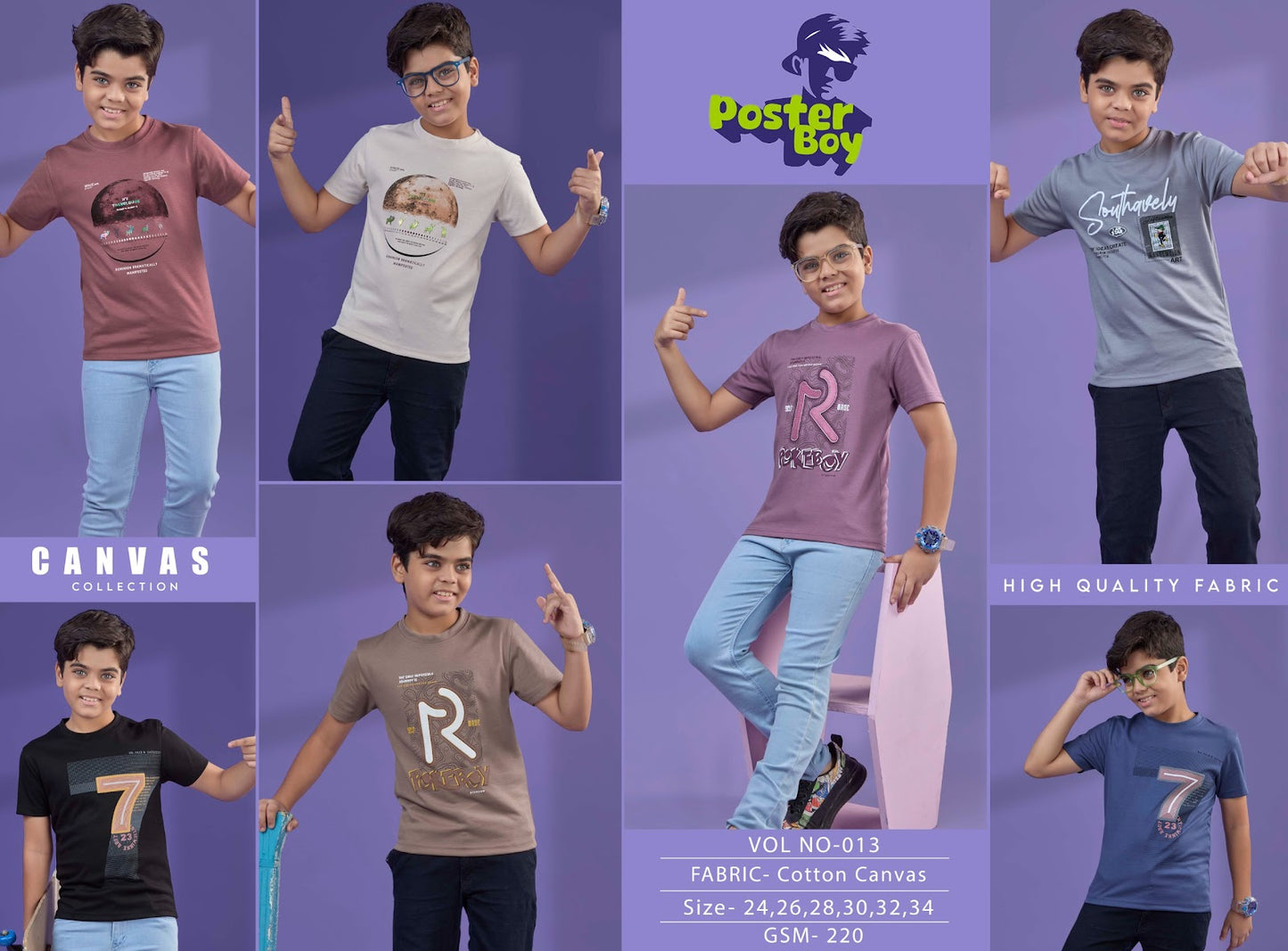 Vol 13 Poster Cotton Boys Tshirt Wholesaler Gujarat