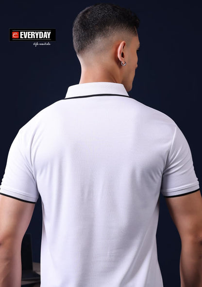 Vol 1403 Collar Everyday Tencil Lycra Mens Tshirts Wholesale